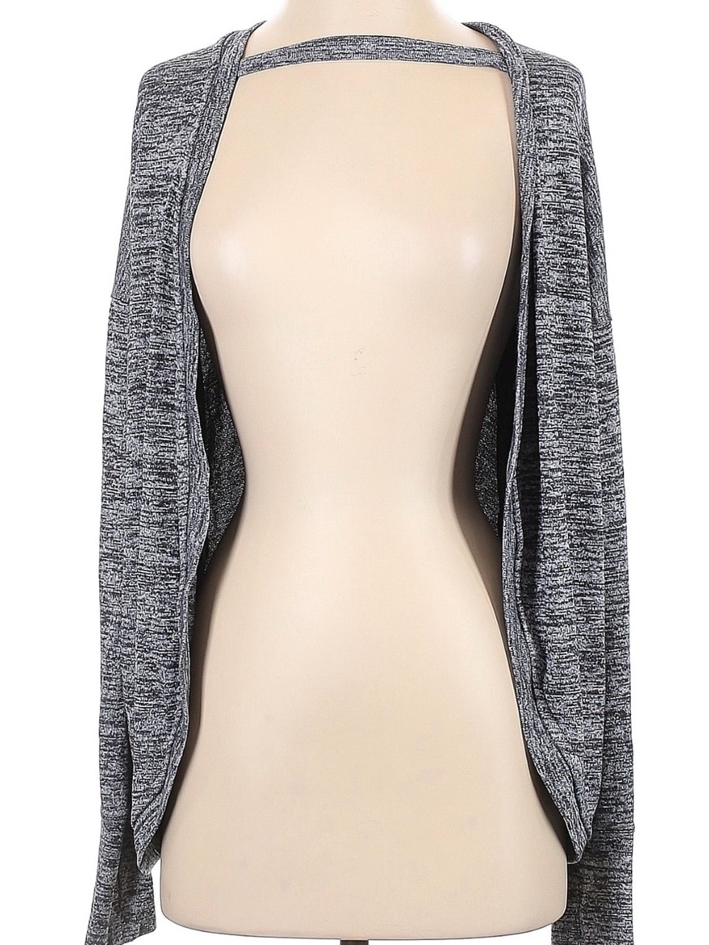 Athleta Heather Gray Open-Front Women’s Cardigan